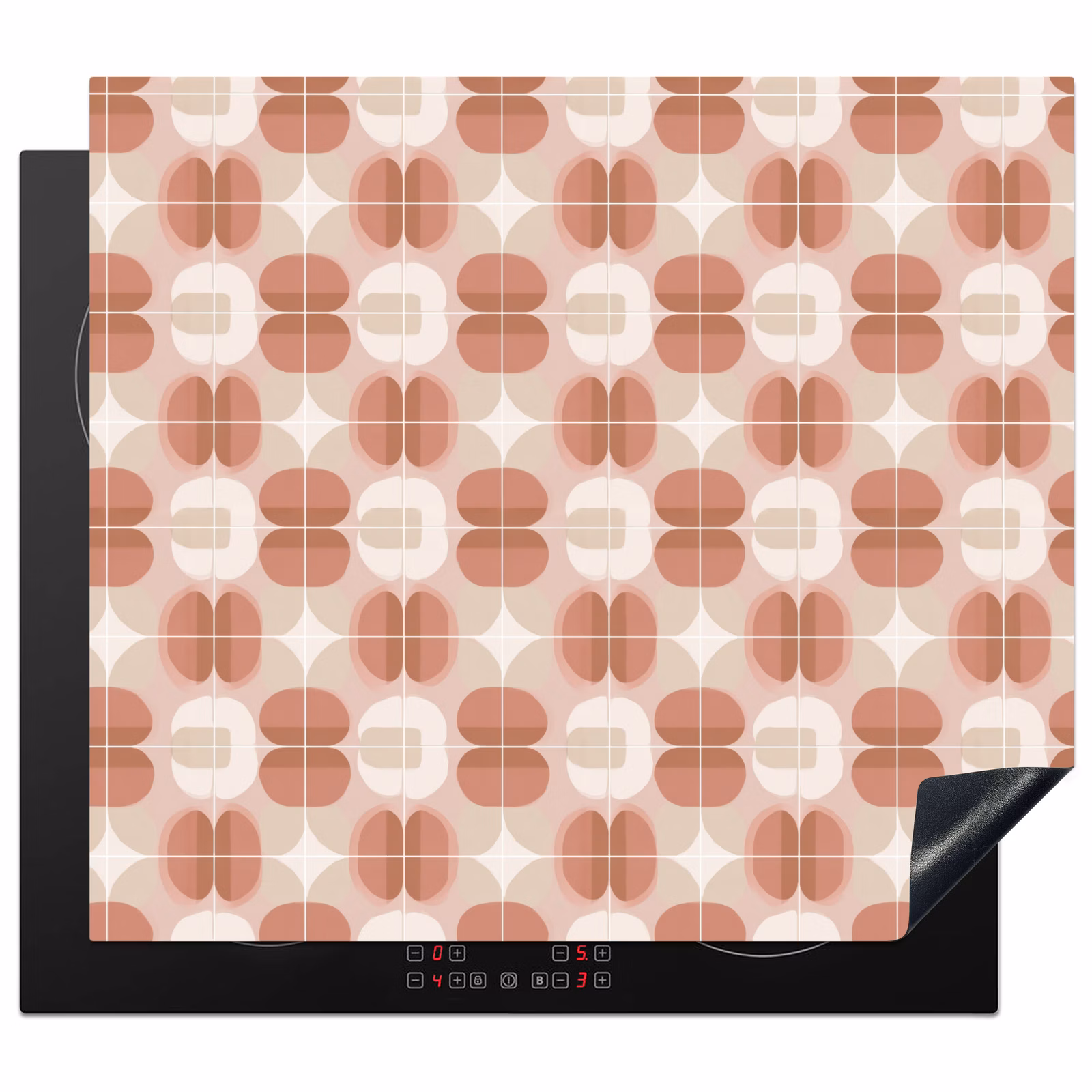 Protezione piano induzione - Retrò - Classico - Rosa — 1