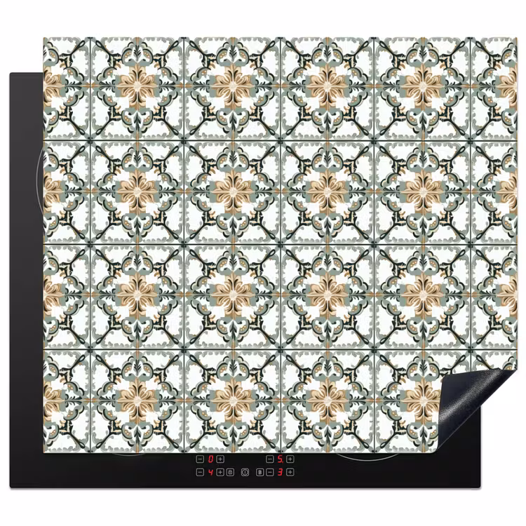 Protezione piano induzione - Floreale - Intemperie - Colorato — 1