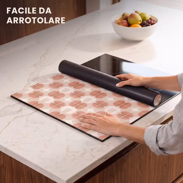 Protezione piano induzione - Retrò - Classico - Rosa — 7
