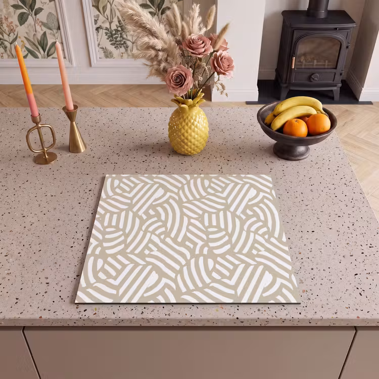 Protezione piano induzione - Astratto - Moderno - Beige — 3