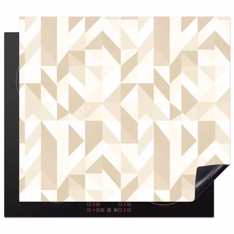 Protezione piano induzione - Moderno - Astratto - Beige — 1