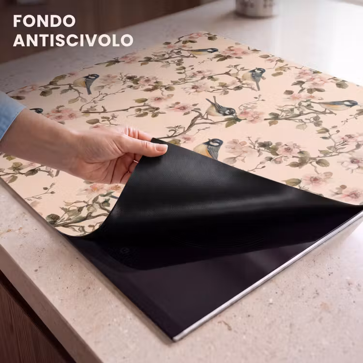Protezione piano induzione - Blossom - Cinciarella - Rosa — 6