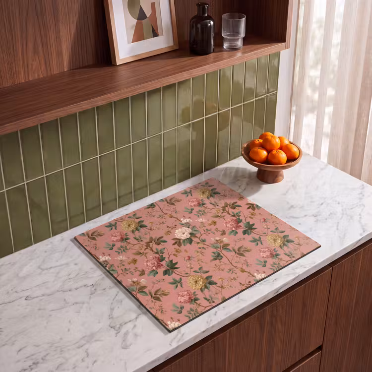Protezione piano induzione - Classico - Botanico - Rosa — 4