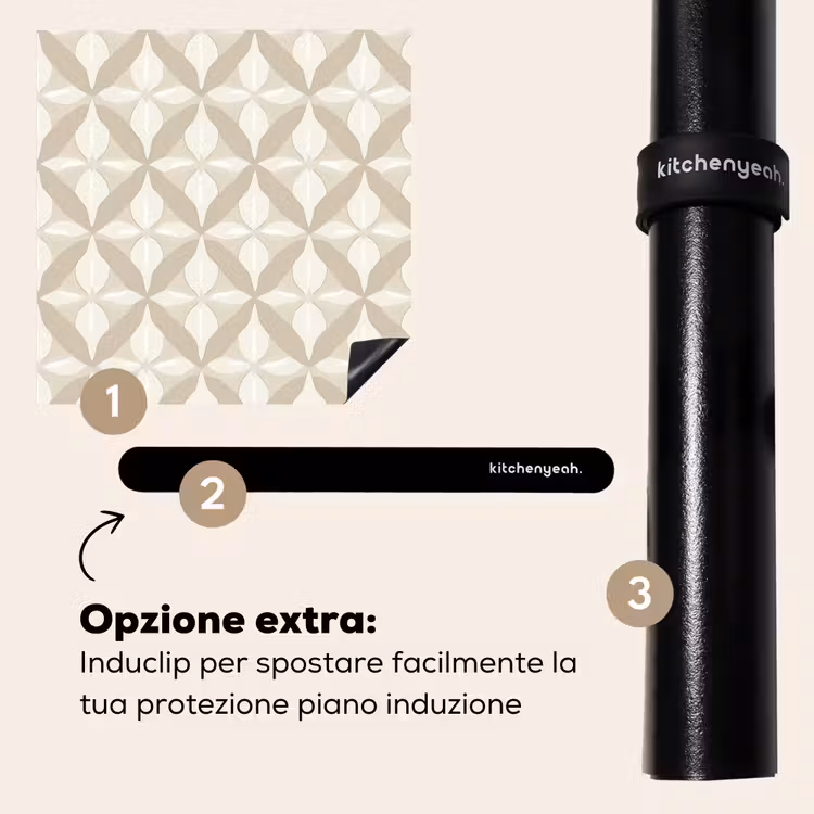 Protezione piano induzione - Modello - Classico - Beige — 8