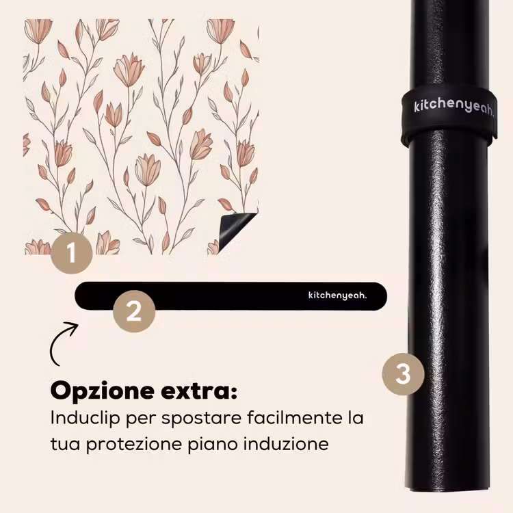 Protezione piano induzione - Modello - Classico - Rosa — 8