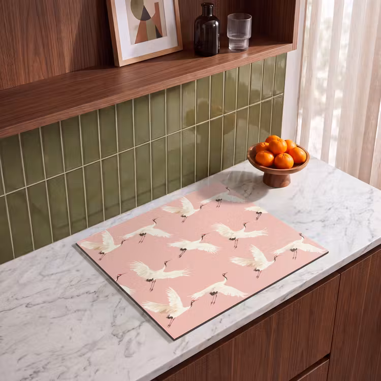 Protezione piano induzione - Moderno - Gru - Rosa — 4