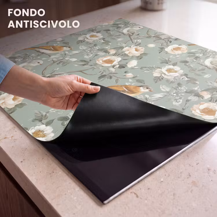 Protezione piano induzione - Rosa - Uccelli - Colorato — 6