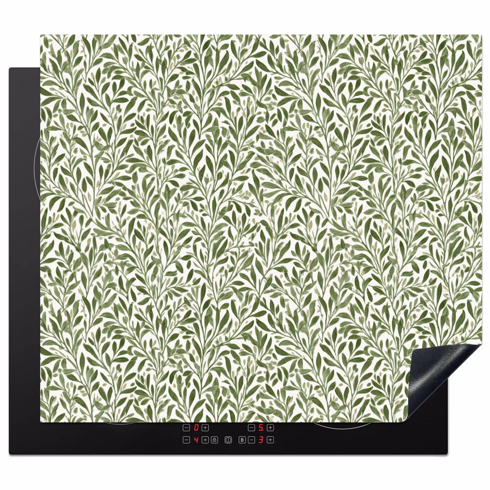 Protezione piano induzione - Botanico - Rami - Verde — 1