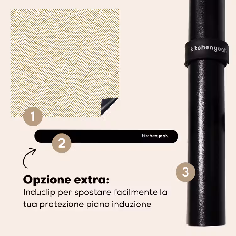 Protezione piano induzione - Geometrico - Linee - Verde — 8