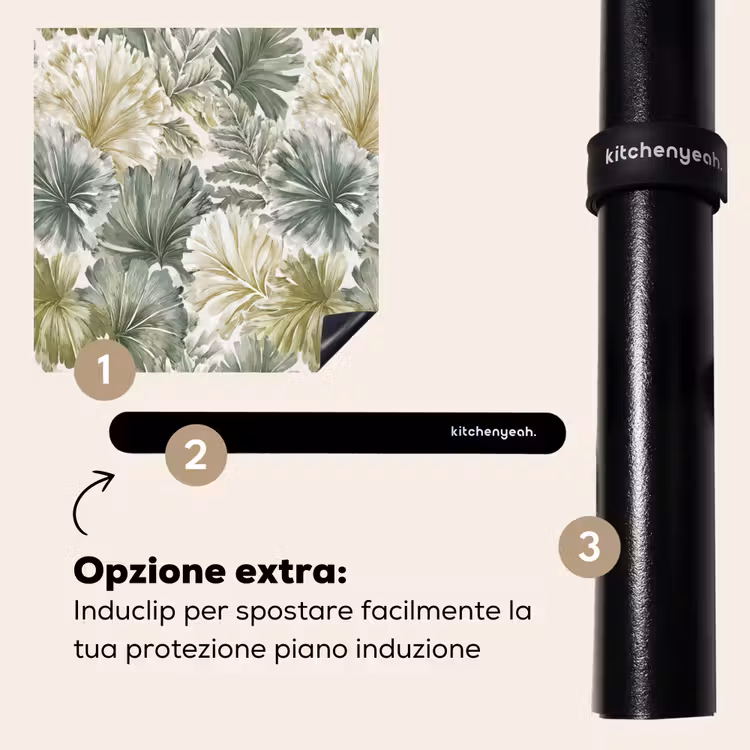 Protezione piano induzione - Foglie - Botanico - Verde — 8
