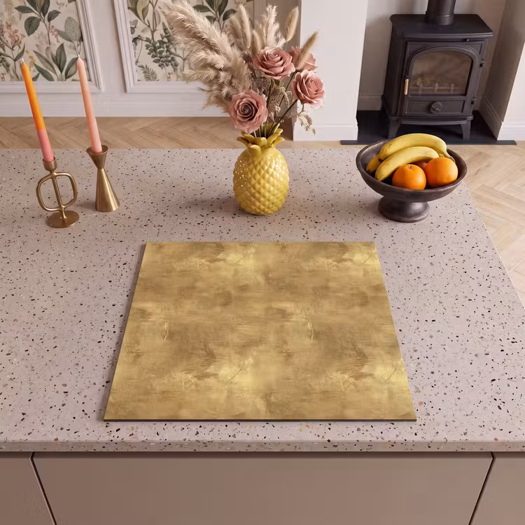 Protezione piano induzione - Industriale - Texture - Oro — 3