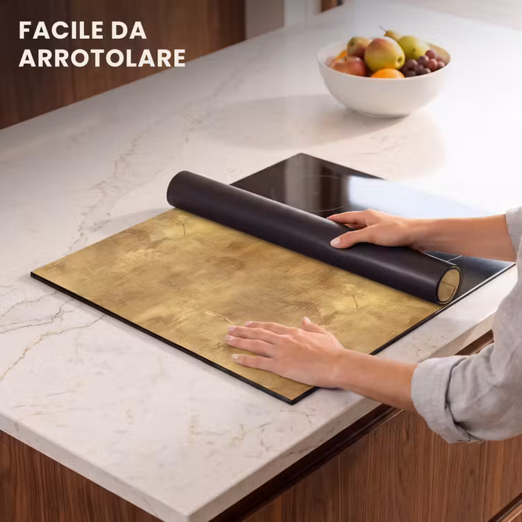 Protezione piano induzione - Industriale - Texture - Oro — 7