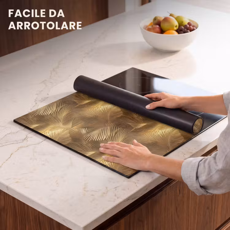 Protezione piano induzione - Palma - Ventaglio - Oro — 7