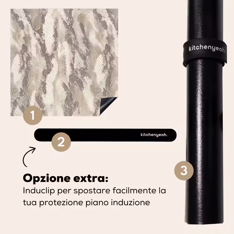 Protezione piano induzione - Serpente - Modello - Taupe — 8