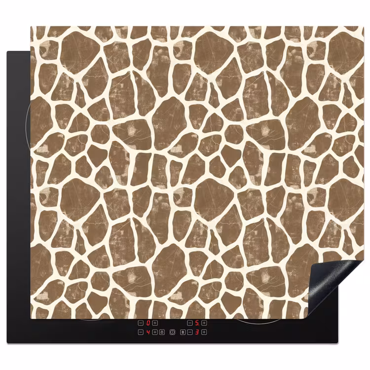 Protezione piano induzione - Giraffa - Classico - Marrone — 1
