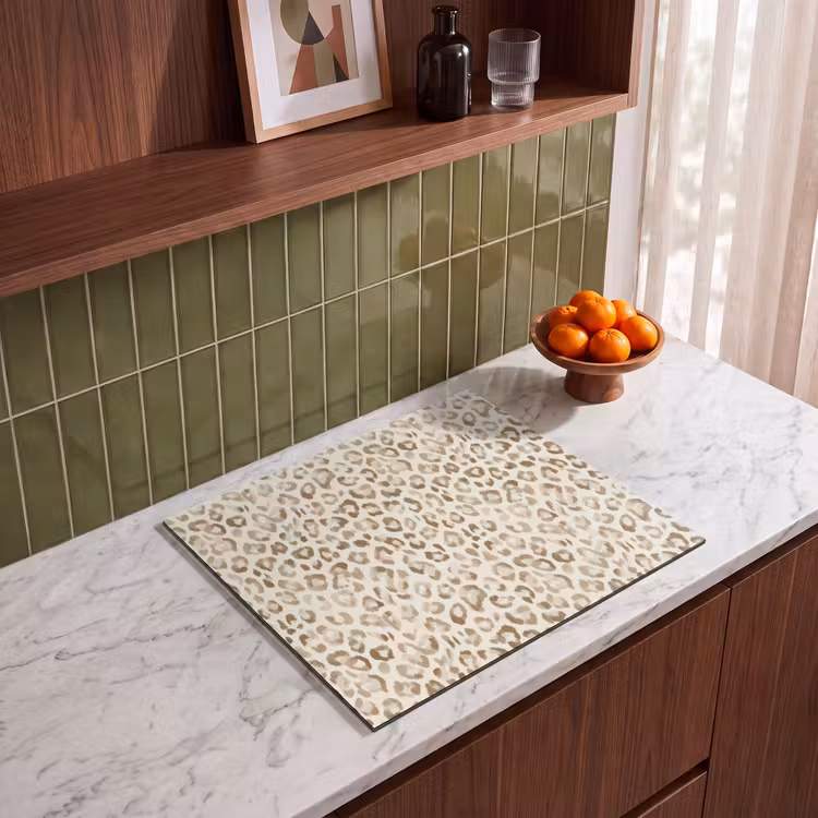 Protezione piano induzione - Leopardo - Classico - Beige — 4