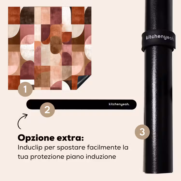 Protezione piano induzione - Geometria - Moderno - Retrò — 8