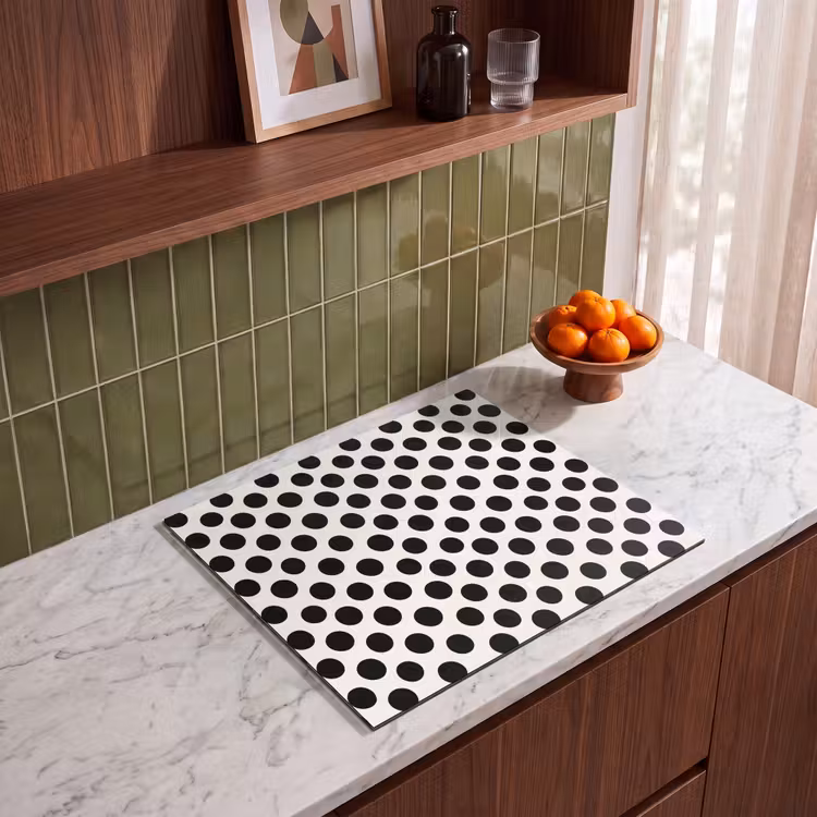 Protezione piano induzione - Classico - Pois - Nero — 4