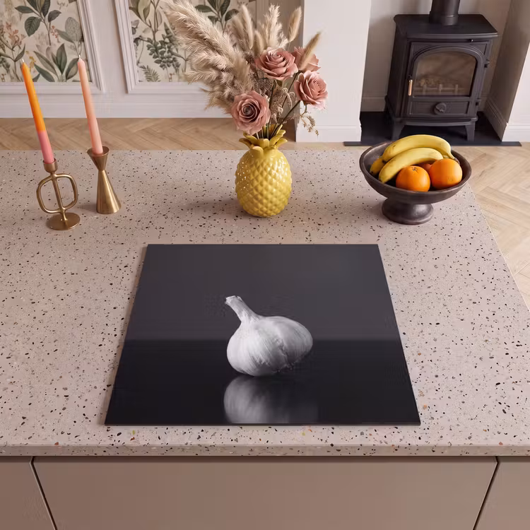 Protezione piano induzione - Aglio - Nero - Bianco — 3