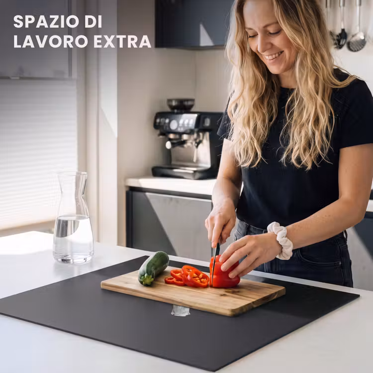 Protezione piano induzione - Aglio - Nero - Bianco — 5