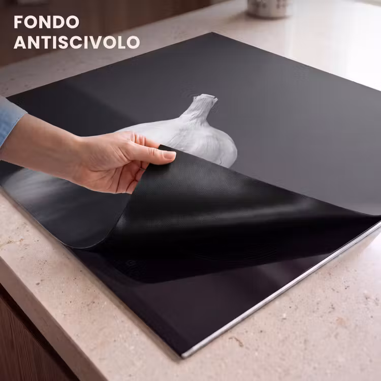 Protezione piano induzione - Aglio - Nero - Bianco — 6