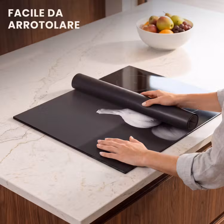 Protezione piano induzione - Aglio - Nero - Bianco — 7