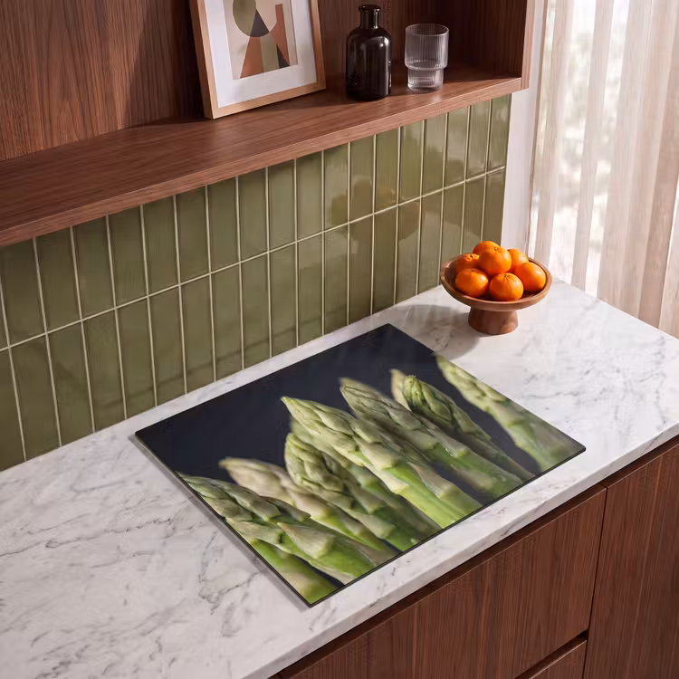 Protezione piano induzione - Asparagi - Verde - Nero — 4