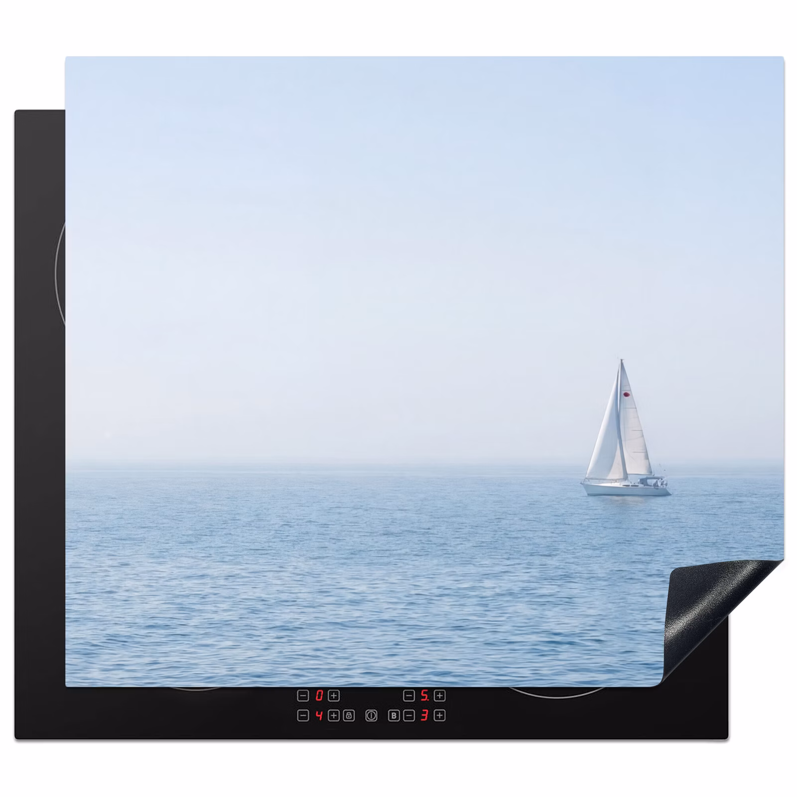 Protezione piano induzione - Orizzonte - Barca a vela - Mare — 1