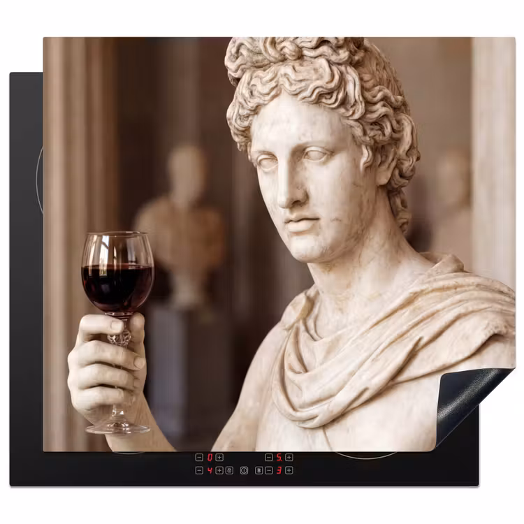 Protezione piano induzione - Classico - Marmo - Vino — 1