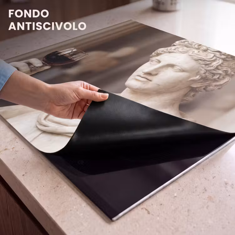 Protezione piano induzione - Classico - Marmo - Vino — 6