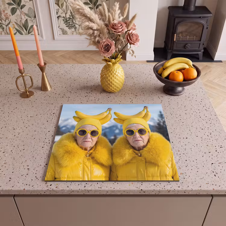 Protezione piano induzione - Donne - Banane - Giallo — 3