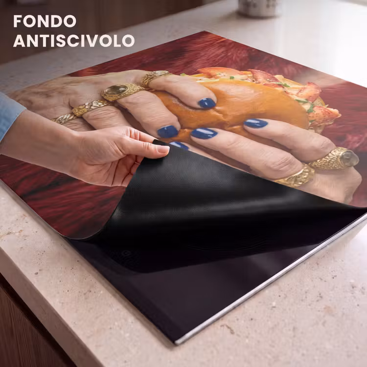 Protezione piano induzione - Roll - Pelliccia - Oro — 6