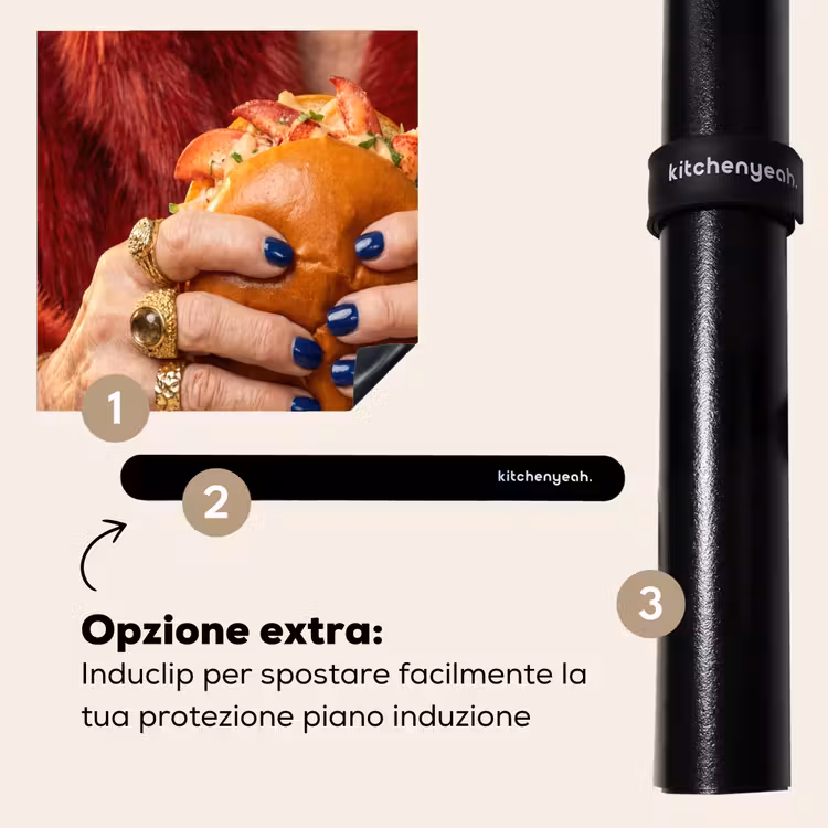 Protezione piano induzione - Roll - Pelliccia - Oro — 8