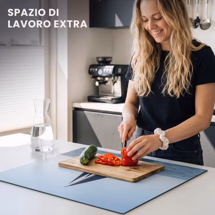 Protezione piano induzione - Barca a vela - Mare - Blu — 5