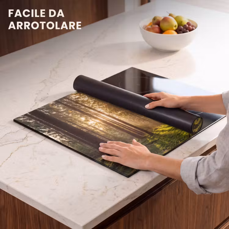 Protezione piano induzione - Foresta - Erba - Luce del sole — 7