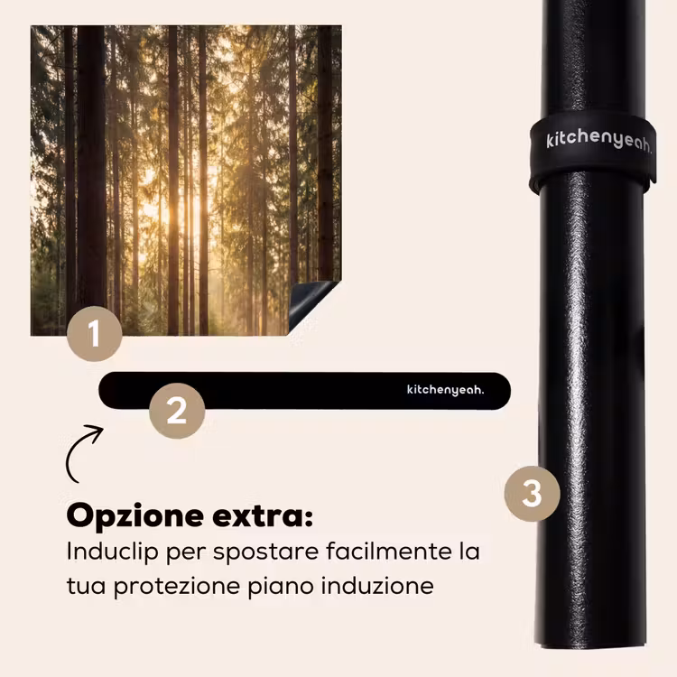 Protezione piano induzione - Foresta - Erba - Luce del sole — 8