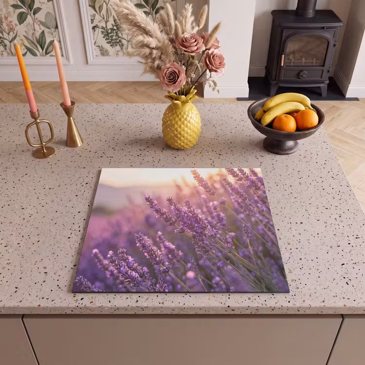 Protezione piano induzione - Lavanda - Viola - Luce solare — 3