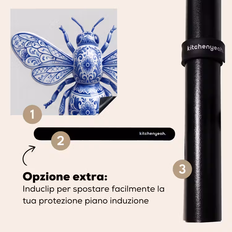 Protezione piano induzione - Ape - Moderno - Delft - Blu — 8