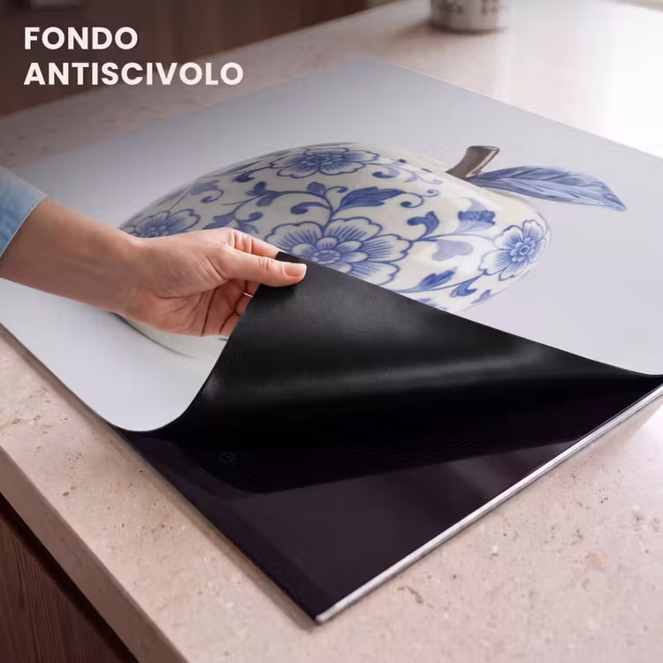 Protezione piano induzione - Mela - Blu - Classico — 6