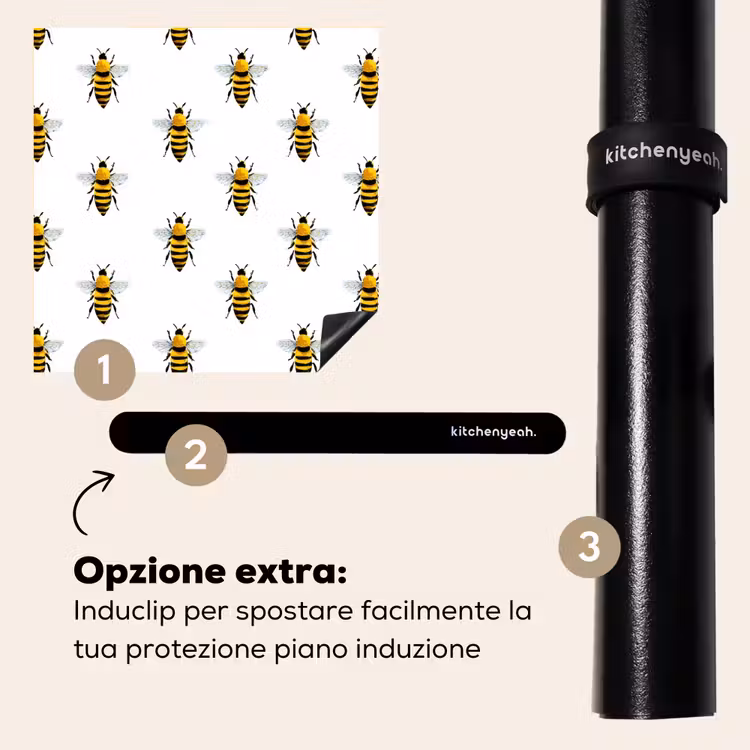 Protezione piano induzione - Api - Senza tempo - Bianco — 8