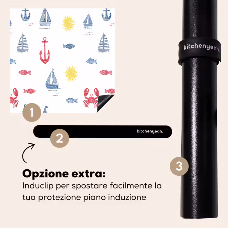 Protezione piano induzione - Nautico - Illustrazioni - Colorato — 8