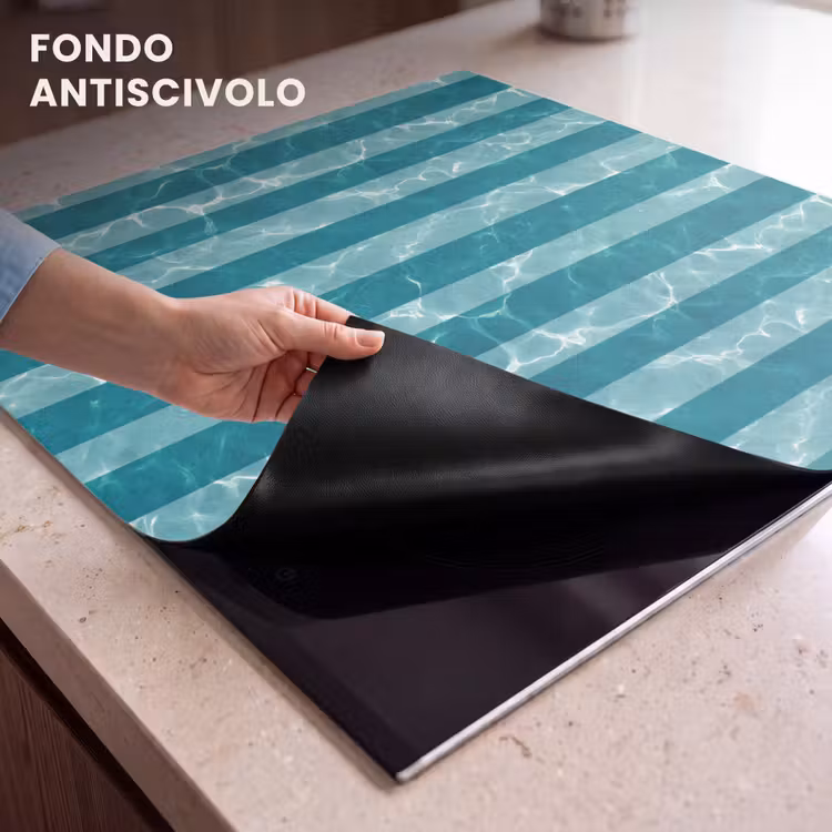 Protezione piano induzione - Piscina - Strisce - Verde — 6
