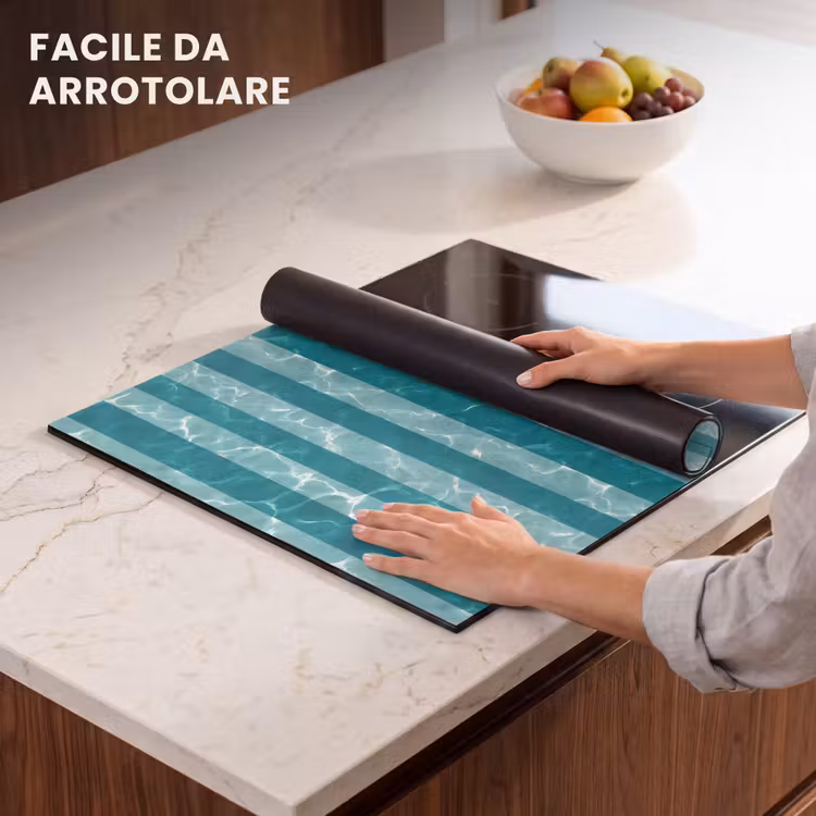 Protezione piano induzione - Piscina - Strisce - Verde — 7