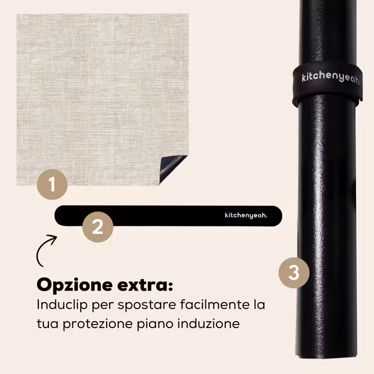 Protezione piano induzione - Lino - Struttura - Beige — 8