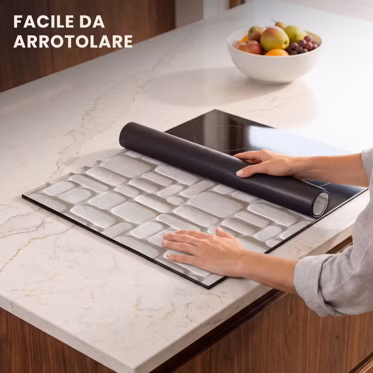 Protezione piano induzione - Rilievo - Struttura - Bianco — 7
