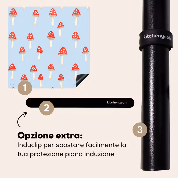 Protezione piano induzione - Fungo -Tale - Blu — 8