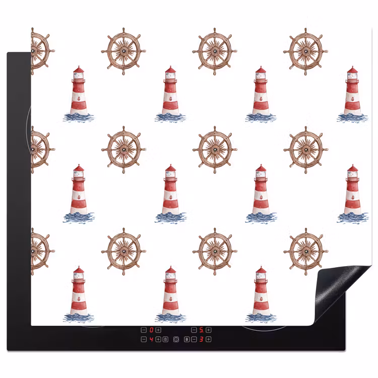 Protezione piano induzione - Nautico - Classico - Rosso — 1