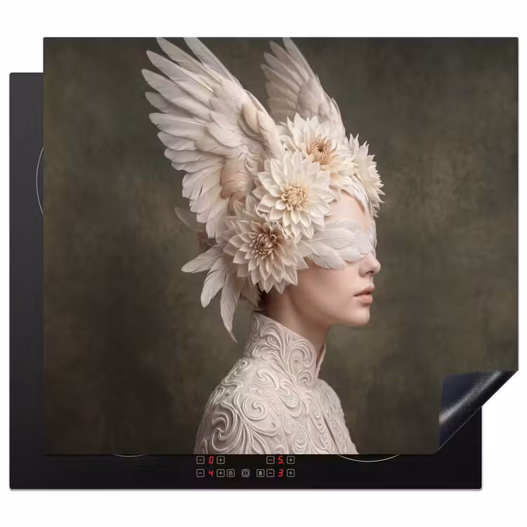 Protezione piano induzione - Ali - Donna - Bianco — 1
