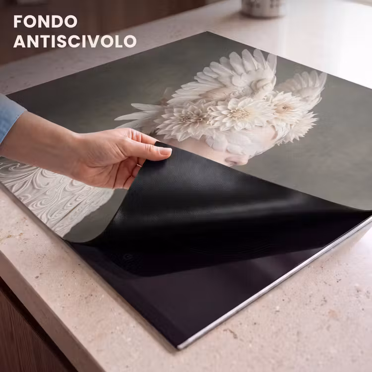 Protezione piano induzione - Ali - Donna - Bianco — 6