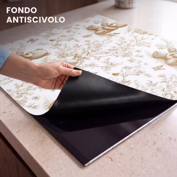 Protezione piano induzione - Orso - Senza tempo - Marrone — 6
